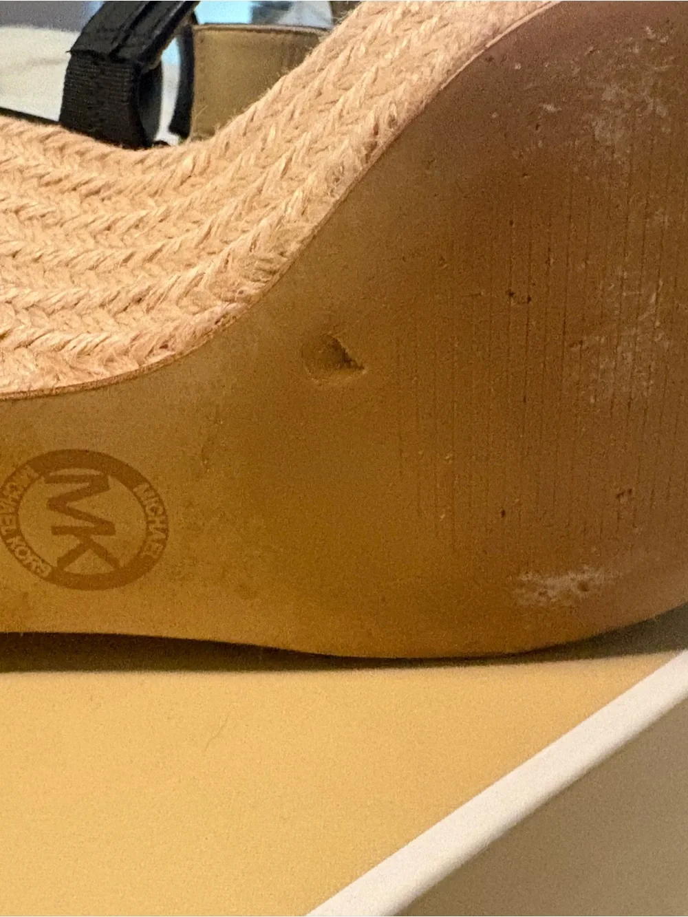 Michael Kors Finley Wedge in Black - 7 1/2 EUC